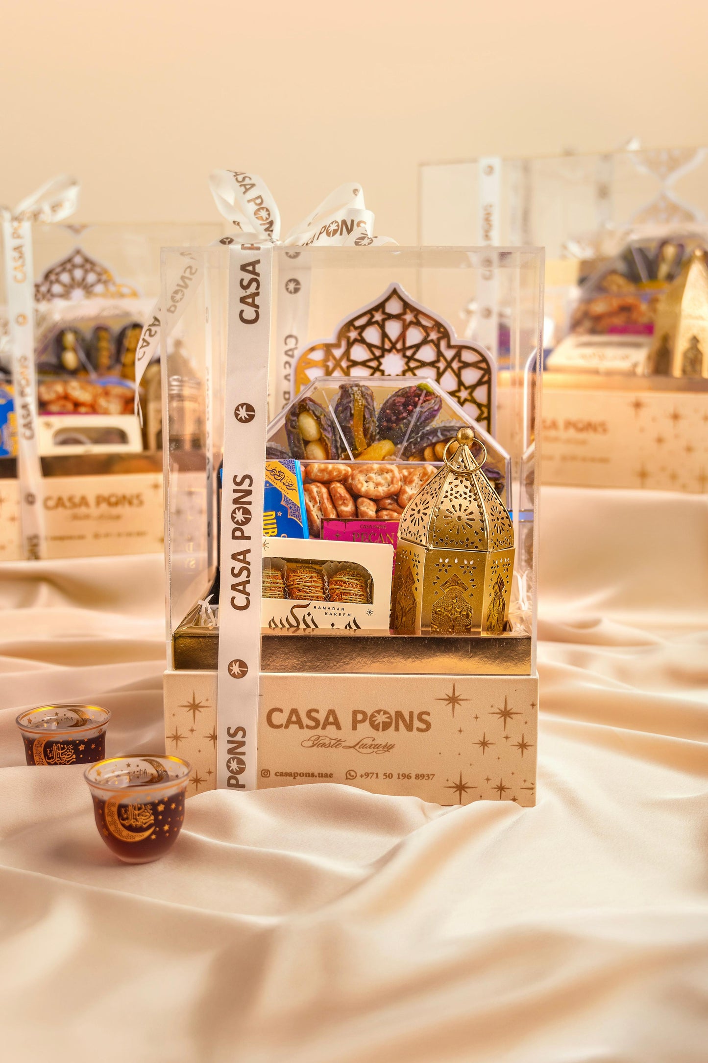 Dreamy Ramadan Basket - Large Off White