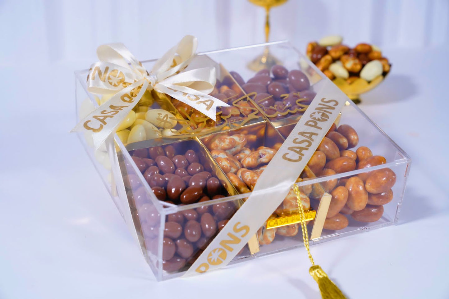 Clear Acrylic Eid Mubarak Box