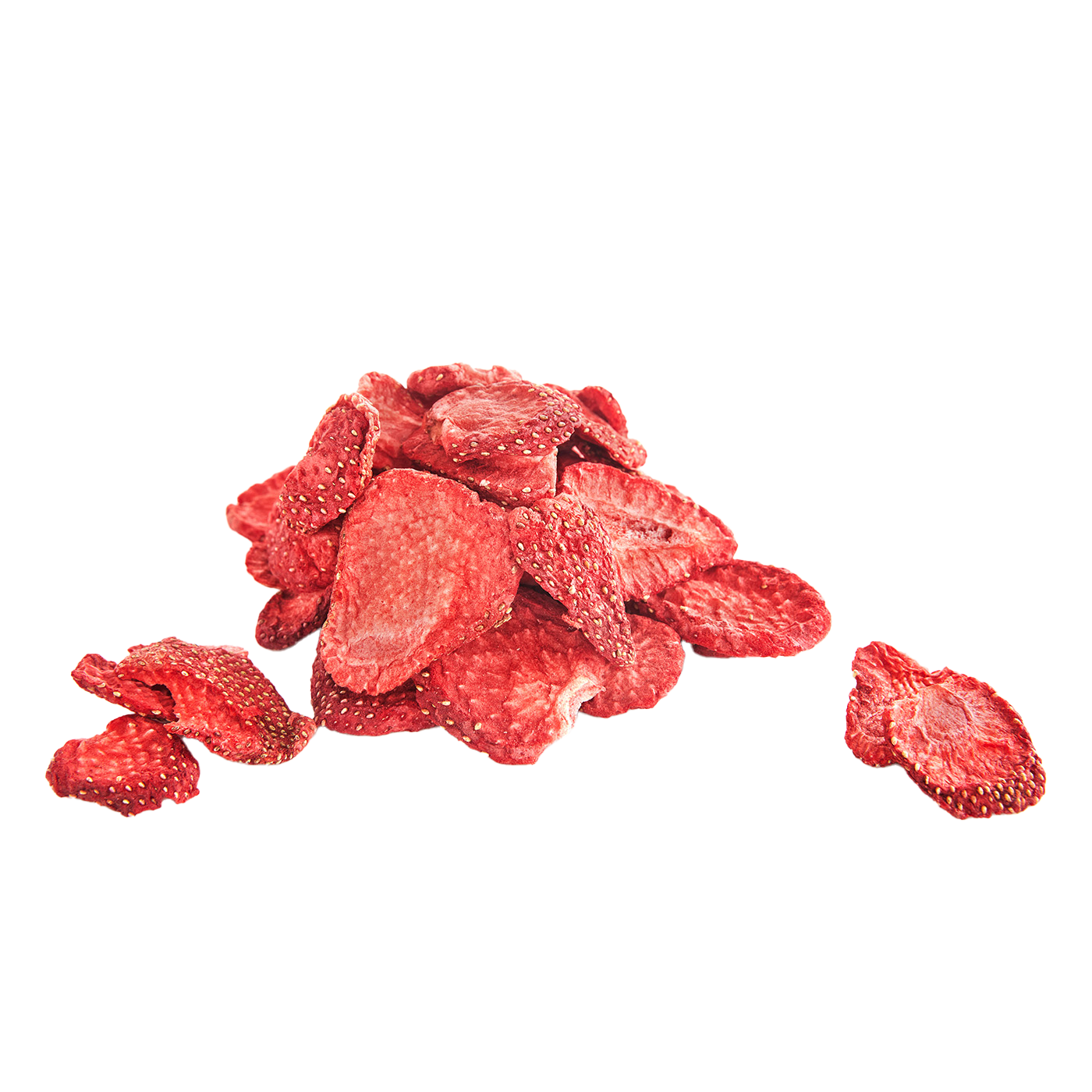 فراولة مجففة خالية من السكر