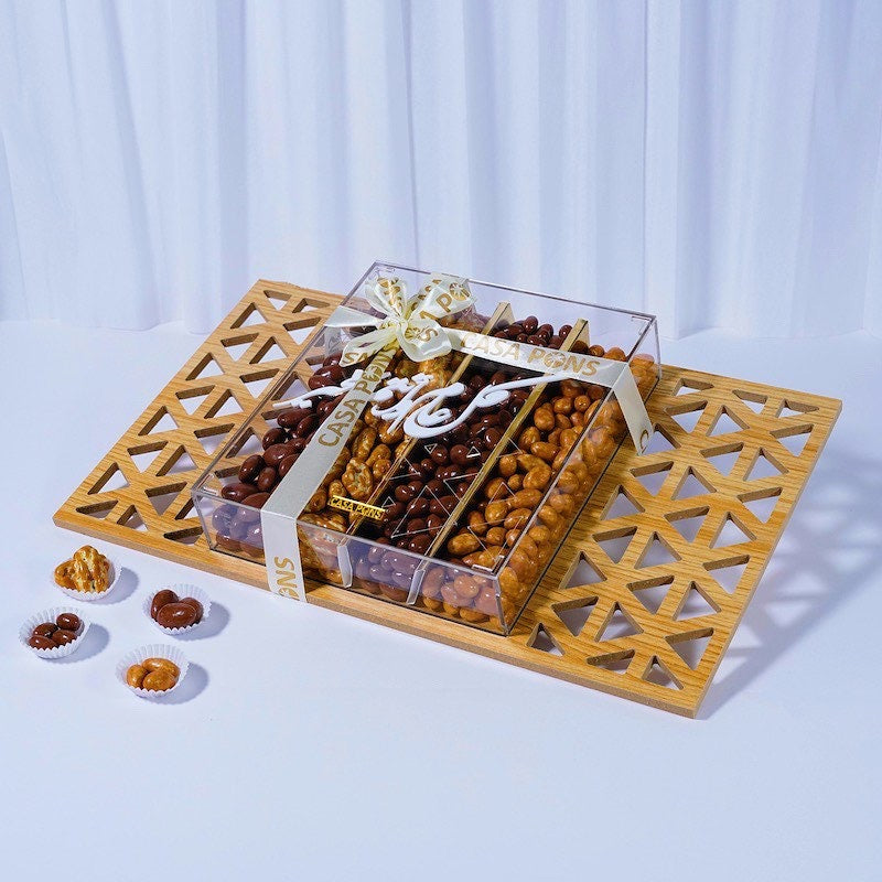 Geometric Eid Tray - Assorted Dragee