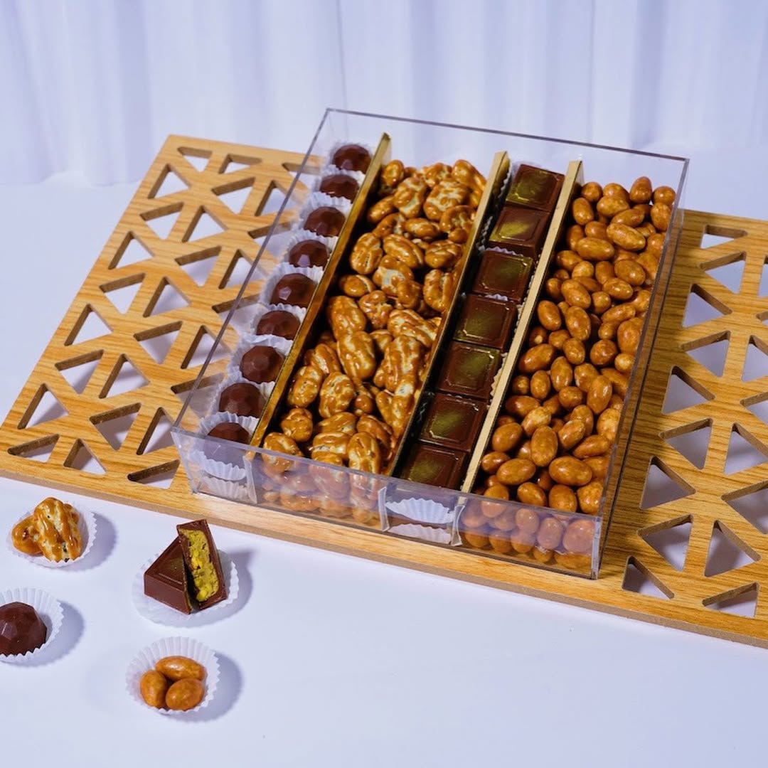 Geometric Eid Tray - Elegance Collection