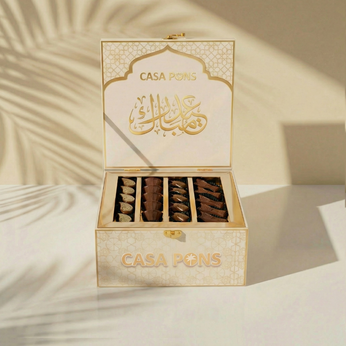 علبة شوكولاتة صغيرة للعيد