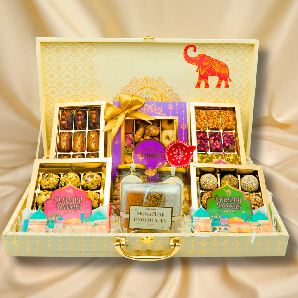 Vip Royal Red Elephant Large Basket