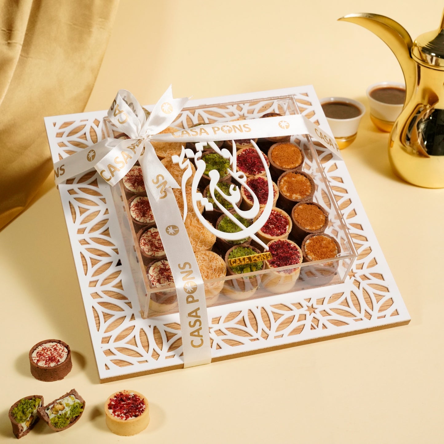 White Wood Tray - Rahash - 1 Kilogram