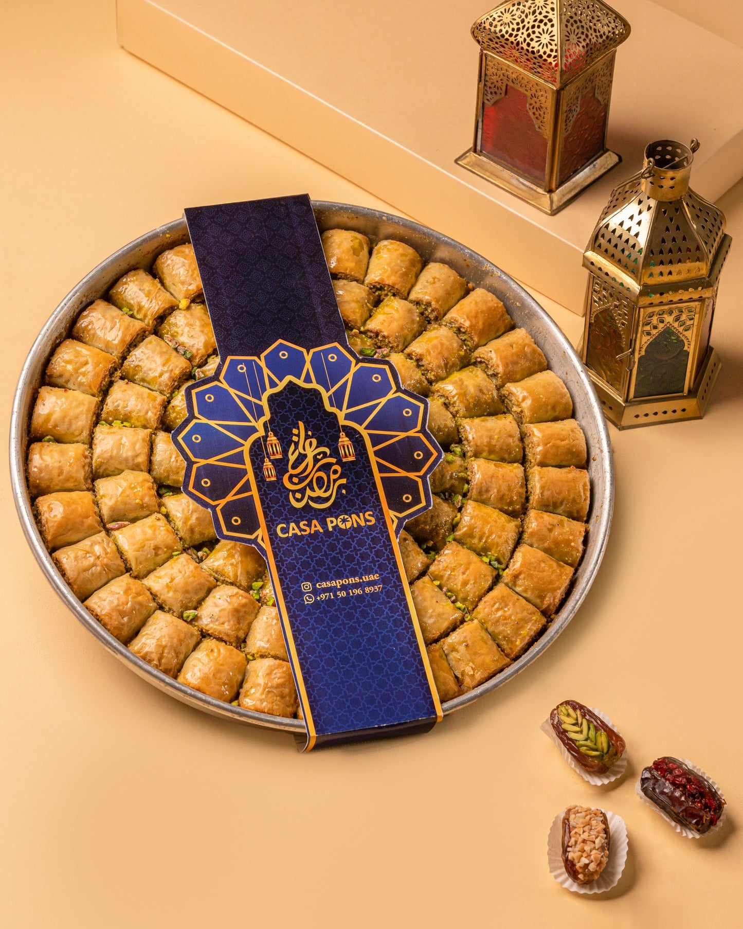 Pistachio Rolls Tray - 2 Kilograms Tray