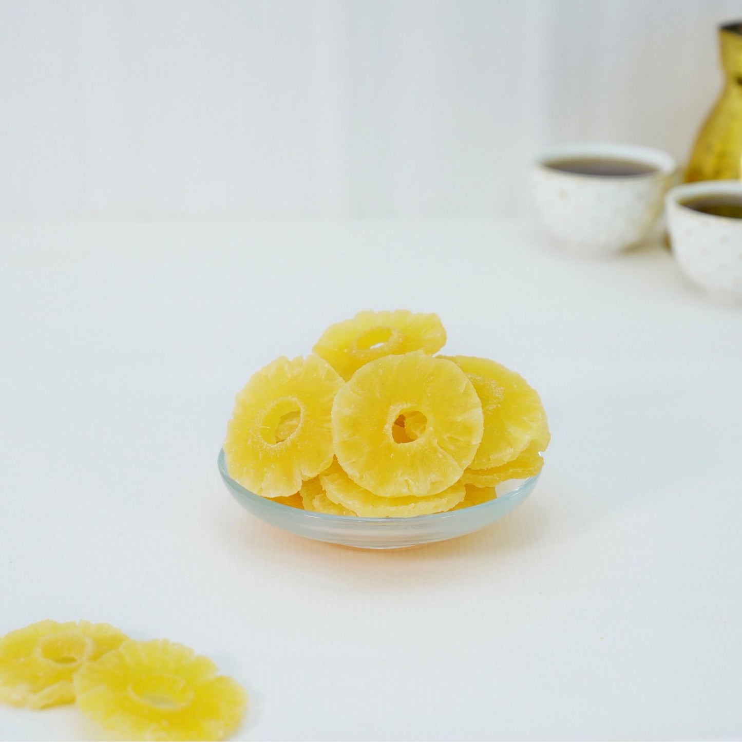 أناناس مجفف خالي من السكر