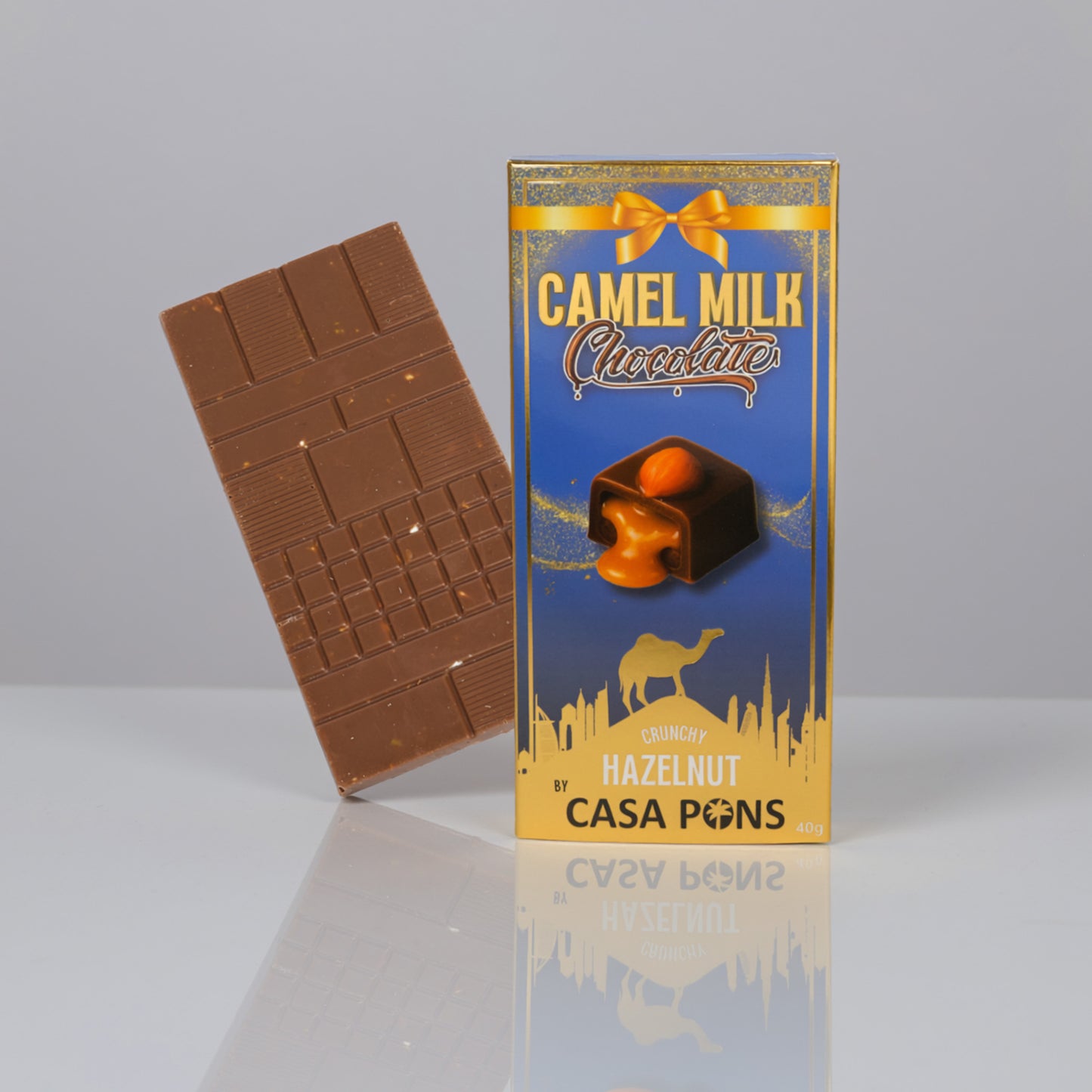 Camel Milk Chocolate Bar - Hazelnut
