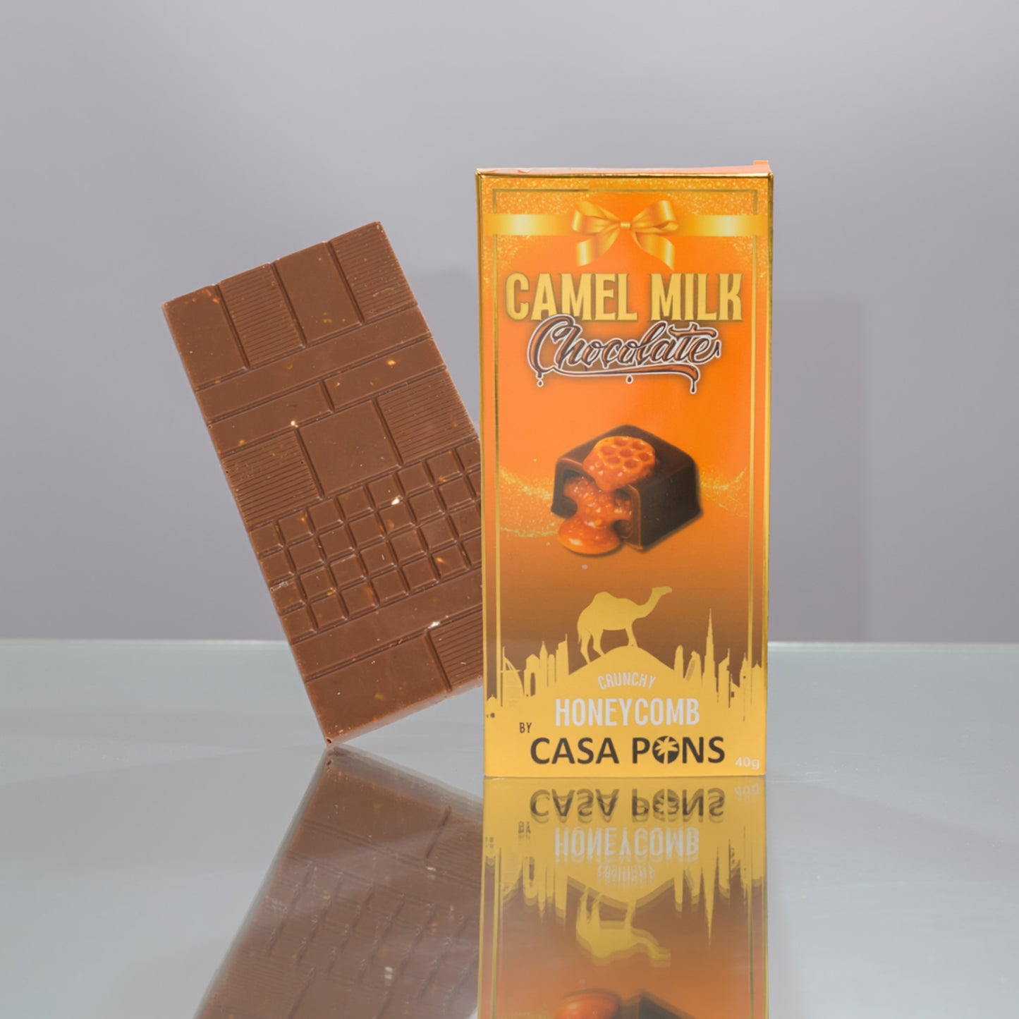 Camel Milk Chocolate Bar - Honeycomb