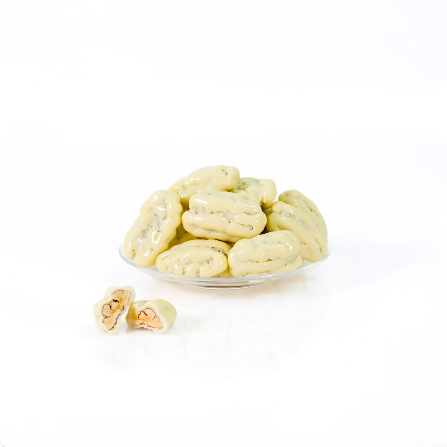 Pecans with White Chocolate – Premium Chocolate Coated Pecans