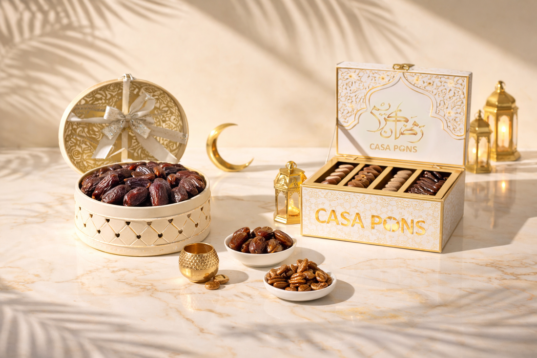 Luxury Ramadan gift baskets and chocolate boxes in Dubai 2026 with premium dates and elegant packaging.