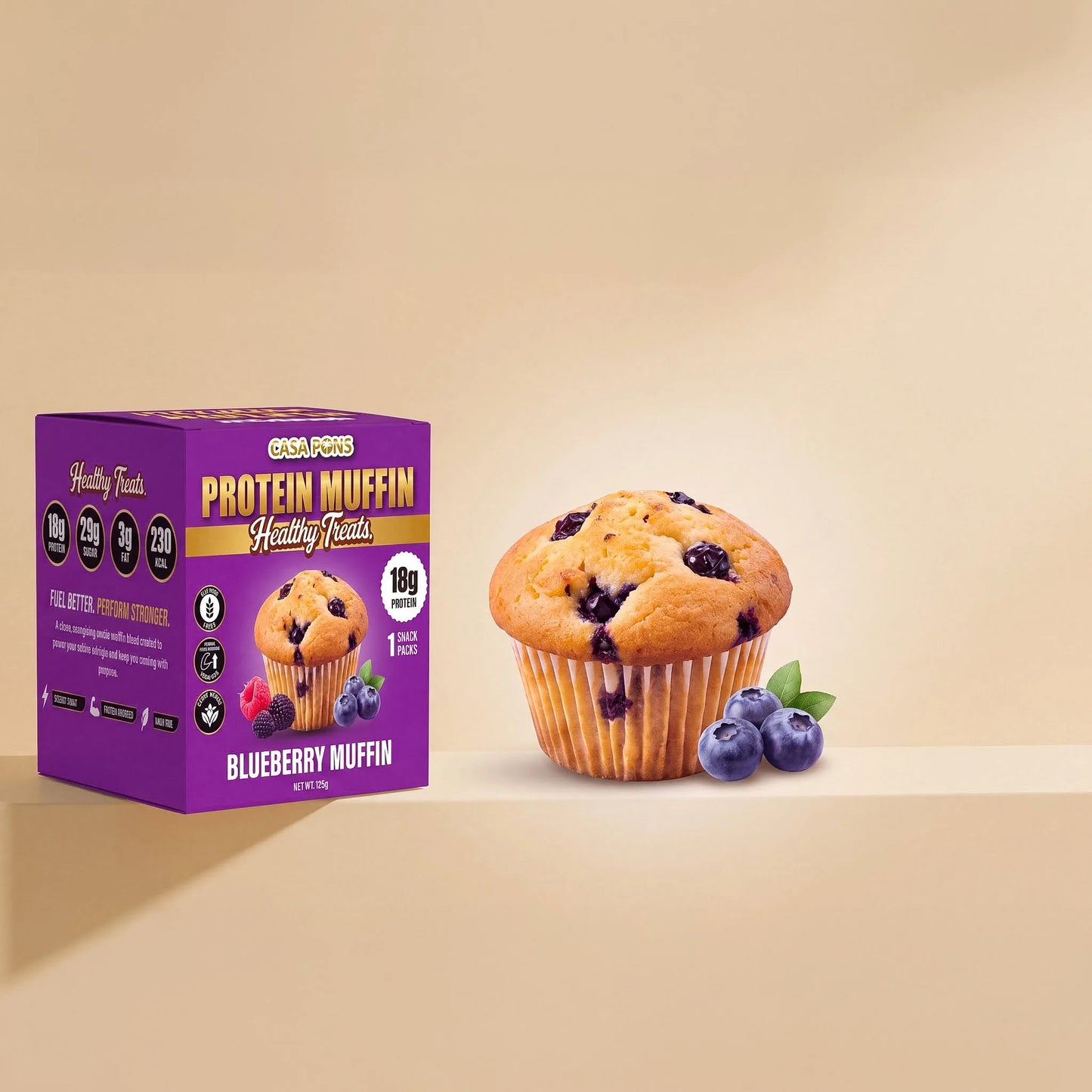 Blueberry Protein Muffin