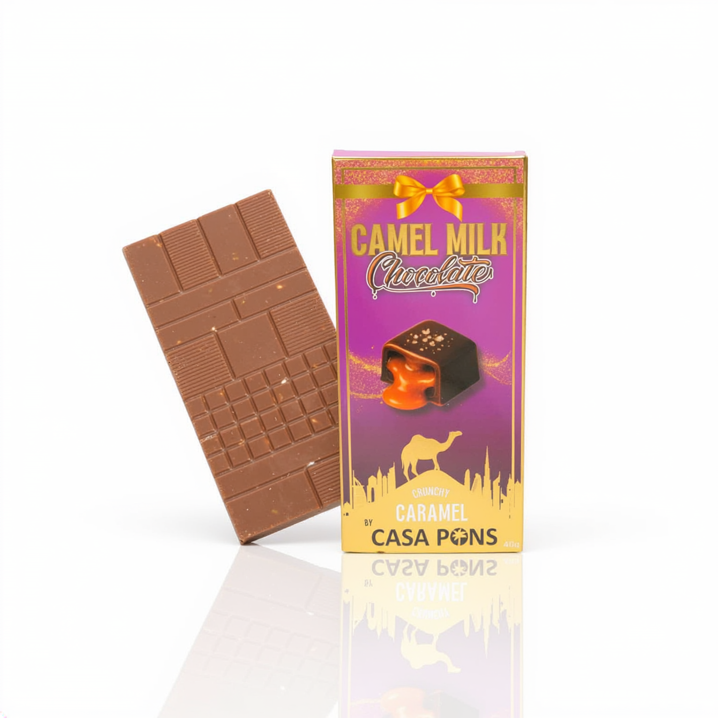 Camel Milk Chocolate Bar – Caramel (40g)
