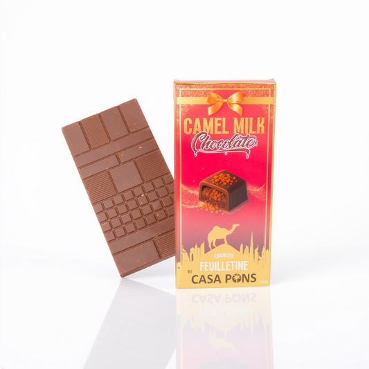 Camel Milk Chocolate Bar – Feuilletine (40g)