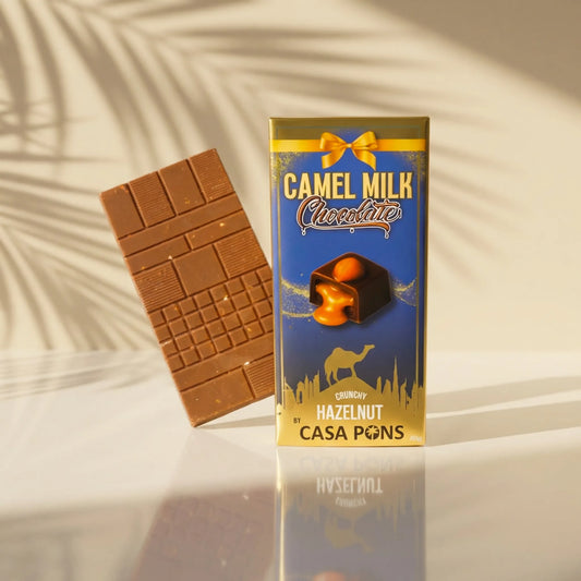Camel Milk Chocolate Bar – Hazelnut (40g)