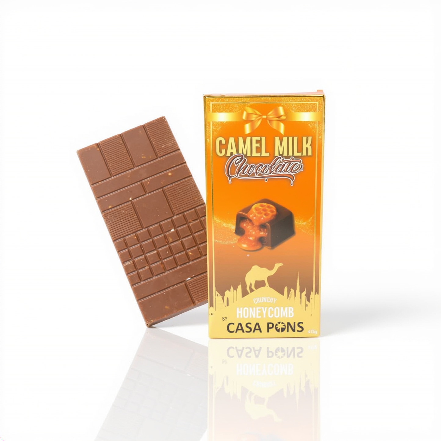 Camel Milk Chocolate Bar – Honeycomb (40g)