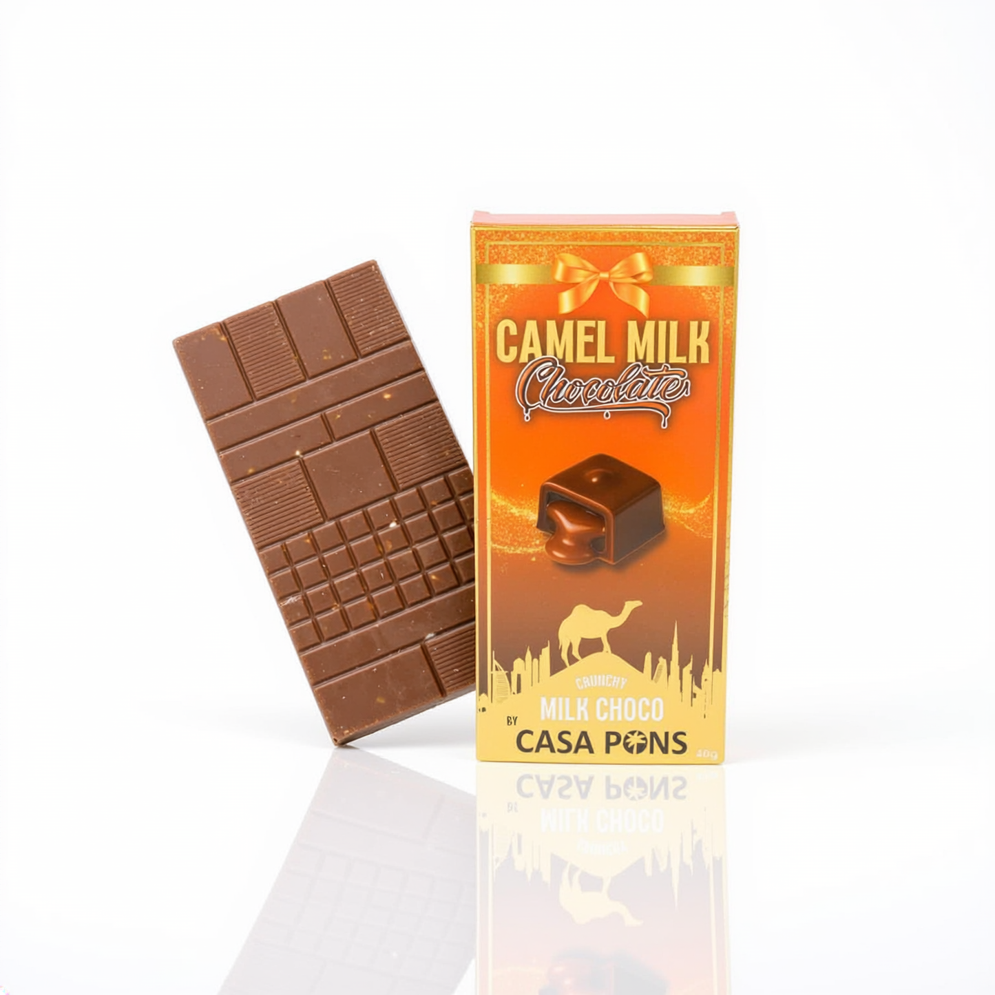Camel Milk Chocolate Bar – Milk Chocolate (40g)