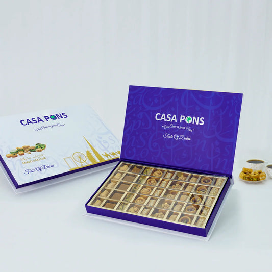 Casa Pons Baklava Box 580g – Arabic sweets with flaky pastry, nuts, and syrup
