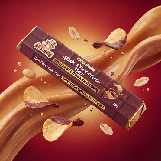 Choco Chips Milk Chocolate Bar with peanut butter (40g)