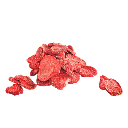 فراولة مجففة خالية من السكر