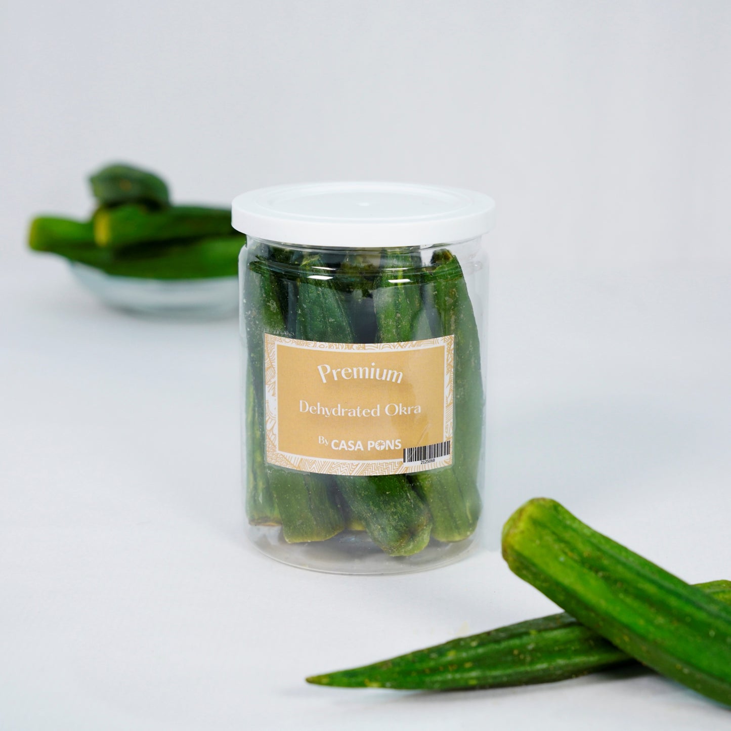 Dehydrated okra chips – crispy, savory, and healthy snack