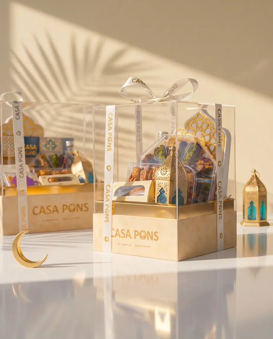 Dreamy Ramadan Basket - Small Off White