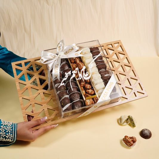 Geometric Eid Tray - Premium Collection