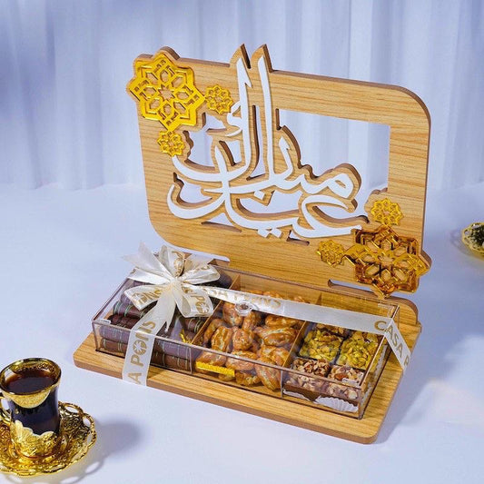 Gold Flower Eid Stand - Classic Collection