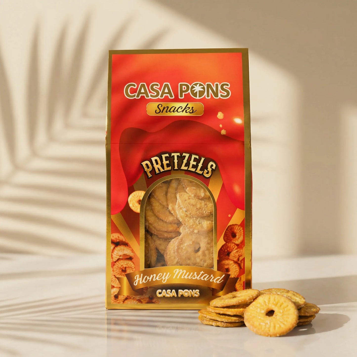Casa Snacks – Honey Mustard Pretzels (120 g)