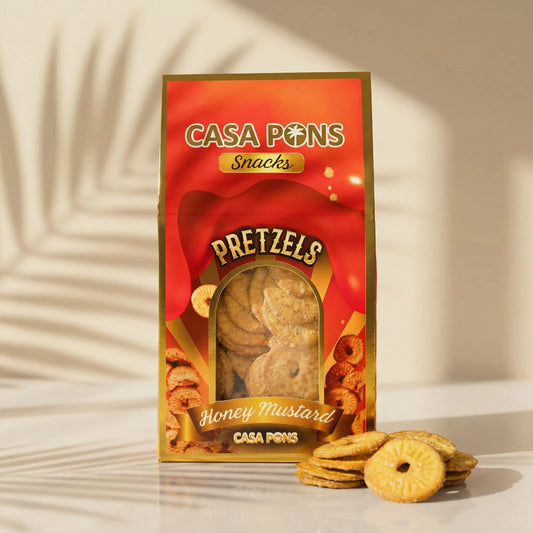 كازا سناكس – بريتزل بالعسل والخردل (120 غرام)