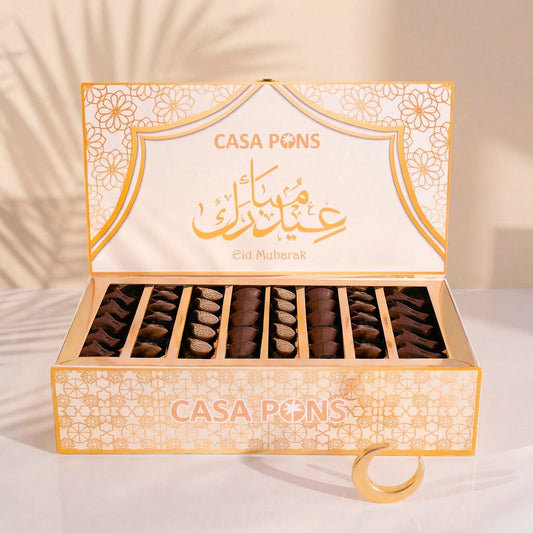 علبة شوكولاتة كبيرة للعيد 