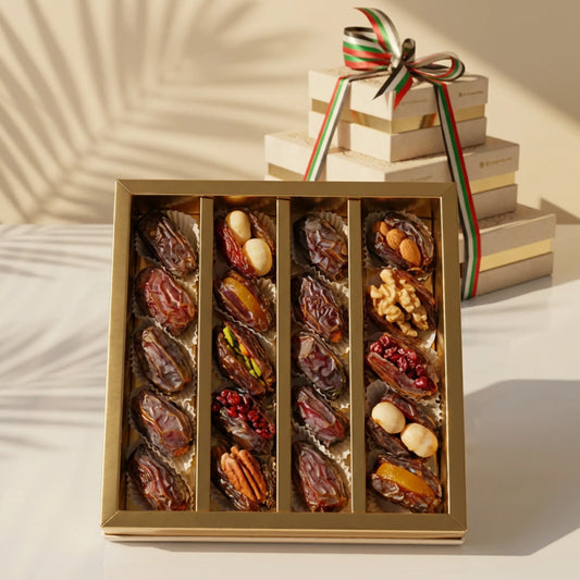 Large Off White Luxury UAE Stuffed Dates Box