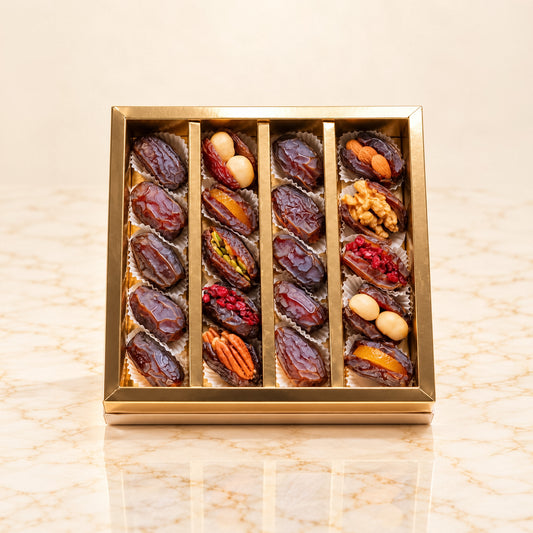 Large Off White Luxury UAE Stuffed Dates Box