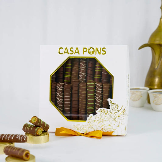 London Sticks Box Medium – chocolate wafer sticks with assorted flavors