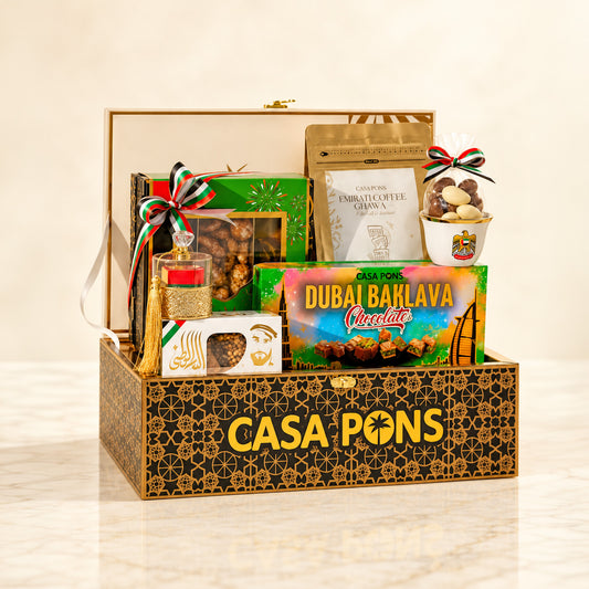 UAE National Day Gift Basket – Black Medium Edition