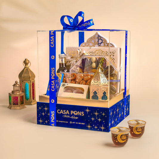 Medium Dreamy Ramadan Basket Blue