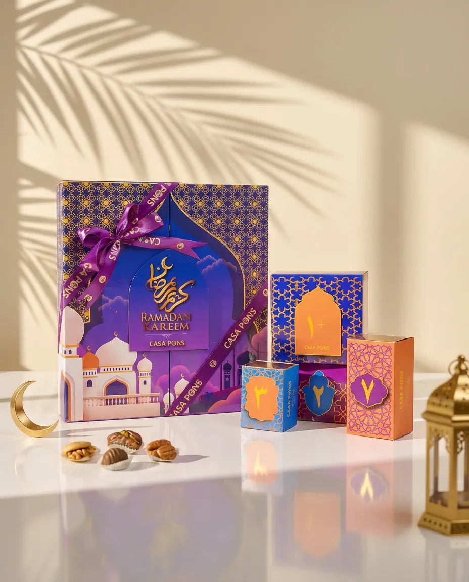 تقويم رمضان - 1.7 كجم كنافة فاخرة بالشوكولاتة والتمر المحشو