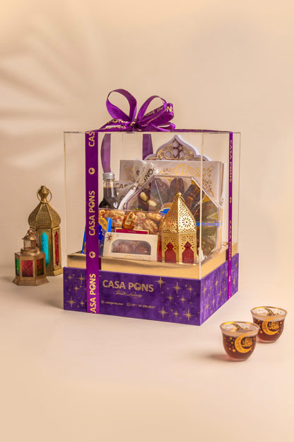 سلة رمضانية حالمة - بنفسجي متوسط