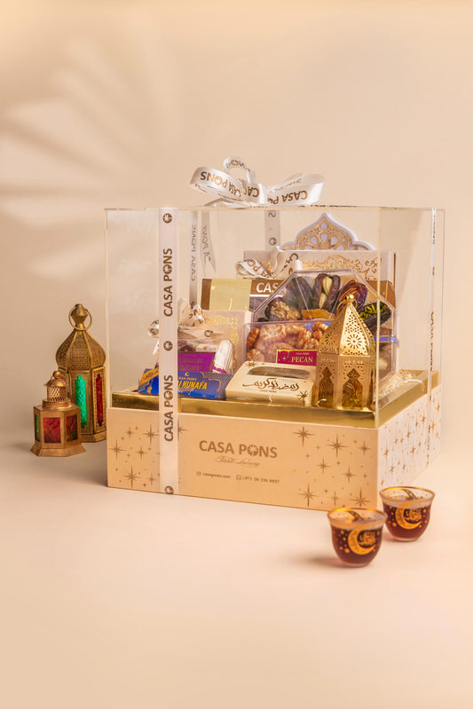Dreamy Ramadan Basket - Large Off White