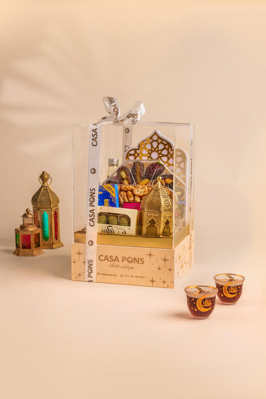 Dreamy Ramadan Basket - Small Off White