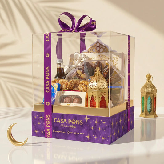 سلة رمضانية حالمة - بنفسجي متوسط