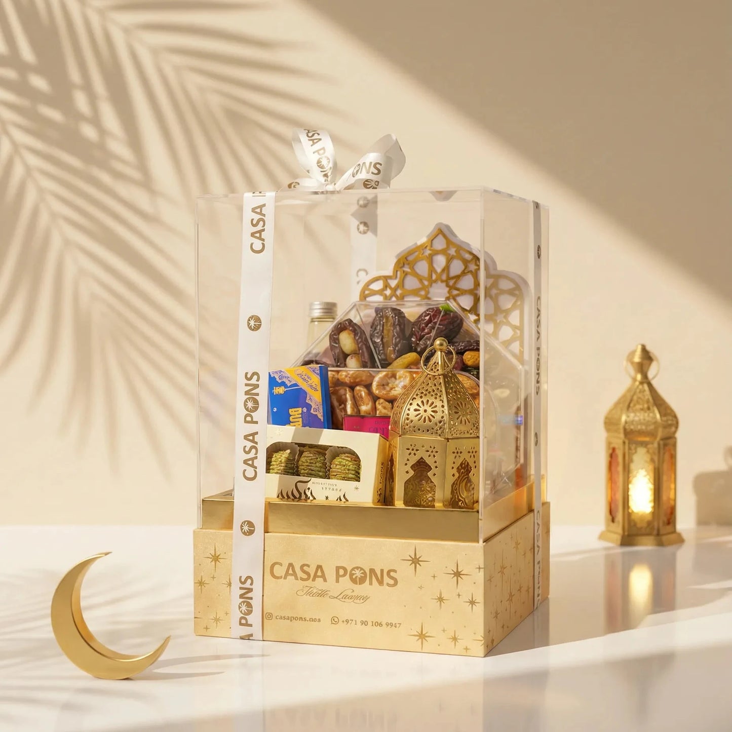 Dreamy Ramadan Basket - Small Off White