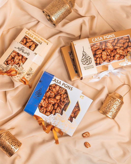 Ramadan Kareem Promo – 2 x 700g boxes of Casa Pons pecan caramel, limited-time Ramadan gift offer