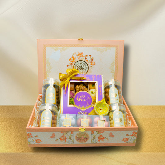 Rose Gold Elephant Medium Basket