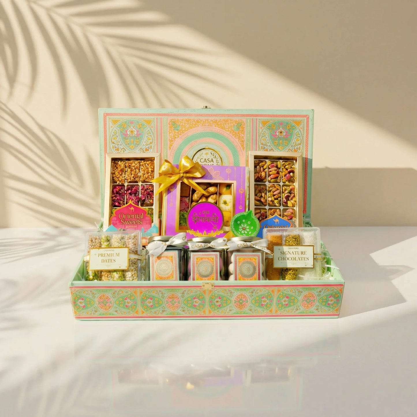 سلة مستطيلة كبيرة من رويال ماندالا