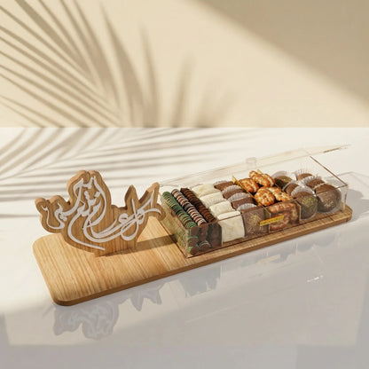 صينية عيد بيضاء رفيعة - مجموعة مميزة