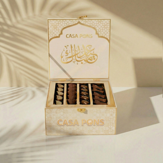 علبة شوكولاتة صغيرة للعيد 