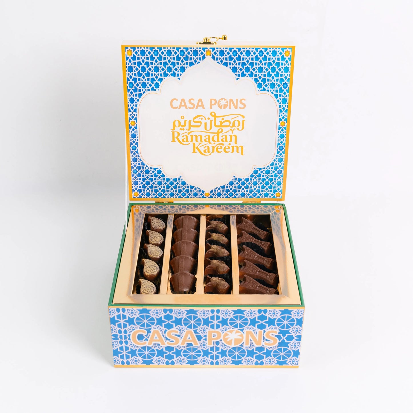 Casa Pons Ramadan Kareem incense sticks in a decorative box on a white background