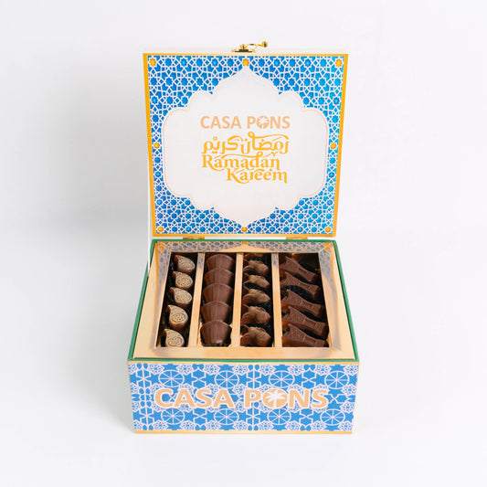 Casa Pons Ramadan Kareem incense sticks in a decorative box on a white background