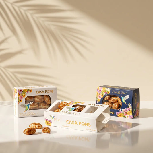 هدية قياسية من كراميل البقان - أبيض