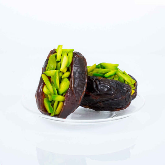 Stuffed Dates with Pistachio Slices – Premium Arabic Treat
